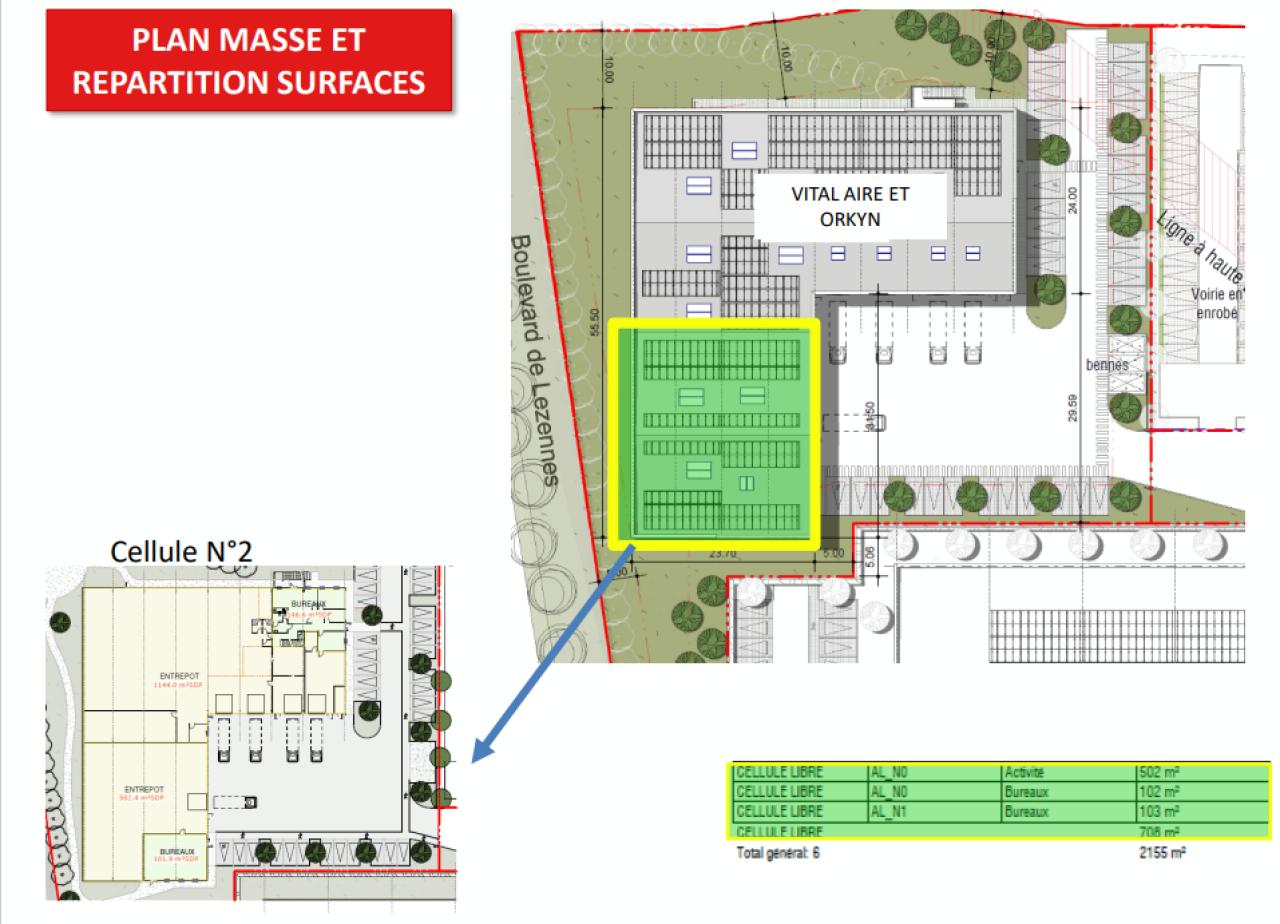 Local d'activité Lille 707m² Location local d'activité Lille Nord OLACT2424605 6